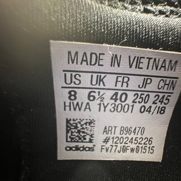 Adidas Ultimafusion Cloudfoam Runner’s ‘Black Carbon’ Mens 8 Athletic Sneakers - Picture 10 of 10